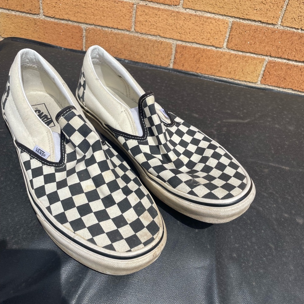 Vans Checkerboard Slip-On Sneakers